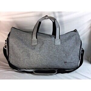 Modoker Large Sports Gym Duffel Gray Travel Workout Convertible Garment Carry On